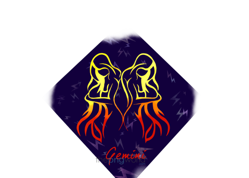 Gemini with Bright Colors Zodiac sign,astrology,astronomy,horoscope,Gemini,girls,shape,symbol,star,blue,yellow,red,orange,constellation,beautiful girls,woman,fashion,spiritual,alchemy,handmade,sketch,air,summer,creative,personality,sisters